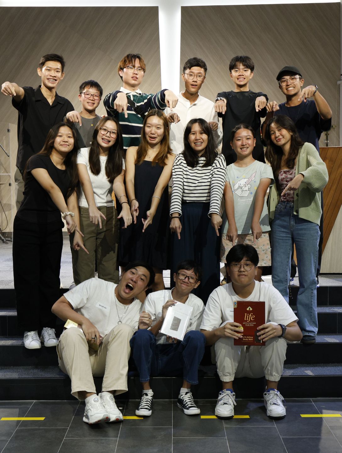 Our youth community together